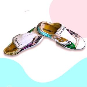 All Star collectible shoes. All Star is the former name of Converse.